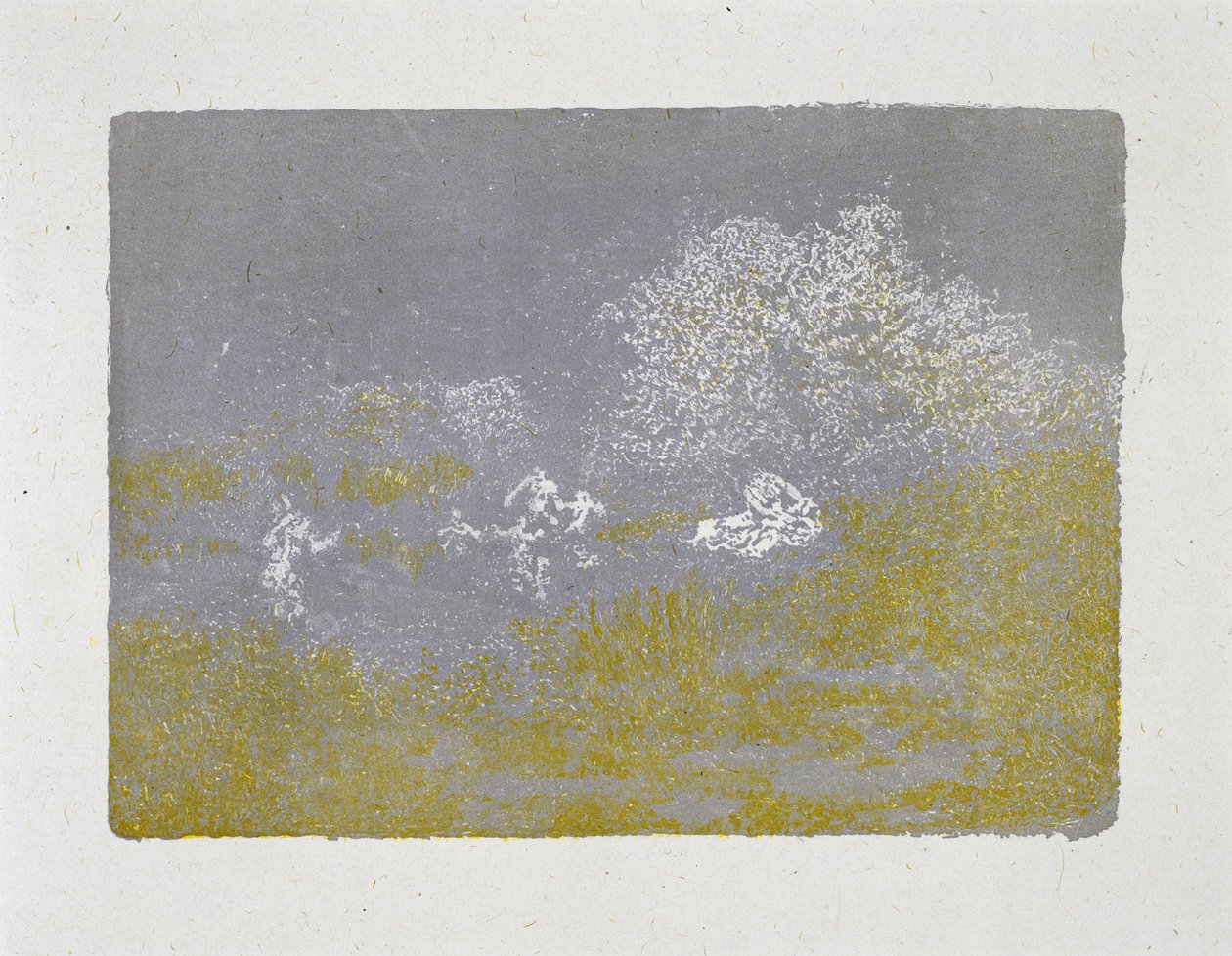 Femme dans le compagne (Ülkedeki Kadınlar), 1900 (renkli litografi) by Ker Xavier Roussel