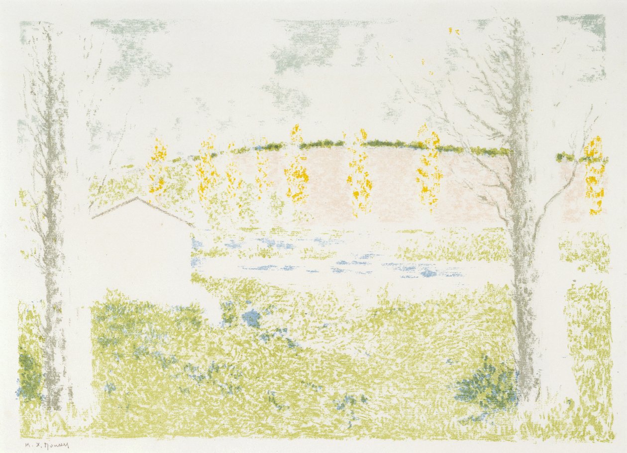 Evli Manzara, 1897 by Ker Xavier Roussel