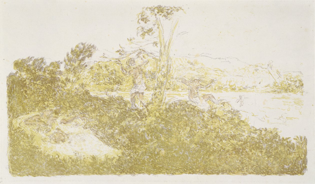 Denizden Figürler, c. 1900 (renkli litografi) by Ker Xavier Roussel