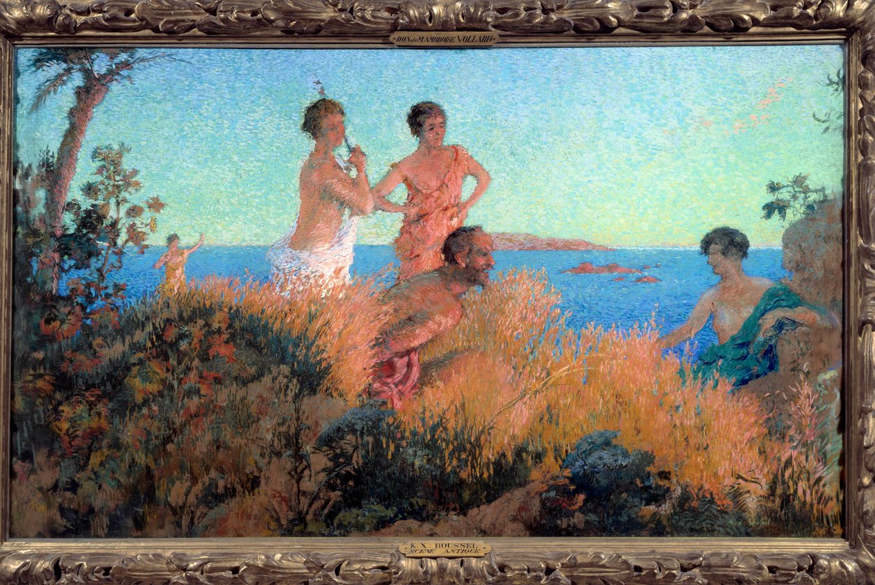 Xavier Roussel Ker (1867-1944) tarafından yapılan Antik Sahne Tablosu by Ker Xavier Roussel
