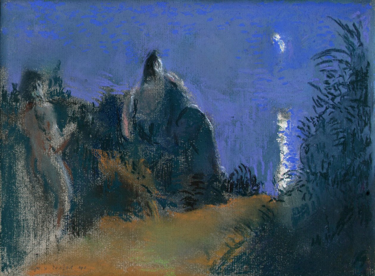 Denizin üzerinde ay ışığı, 1941. by Ker Xavier Roussel