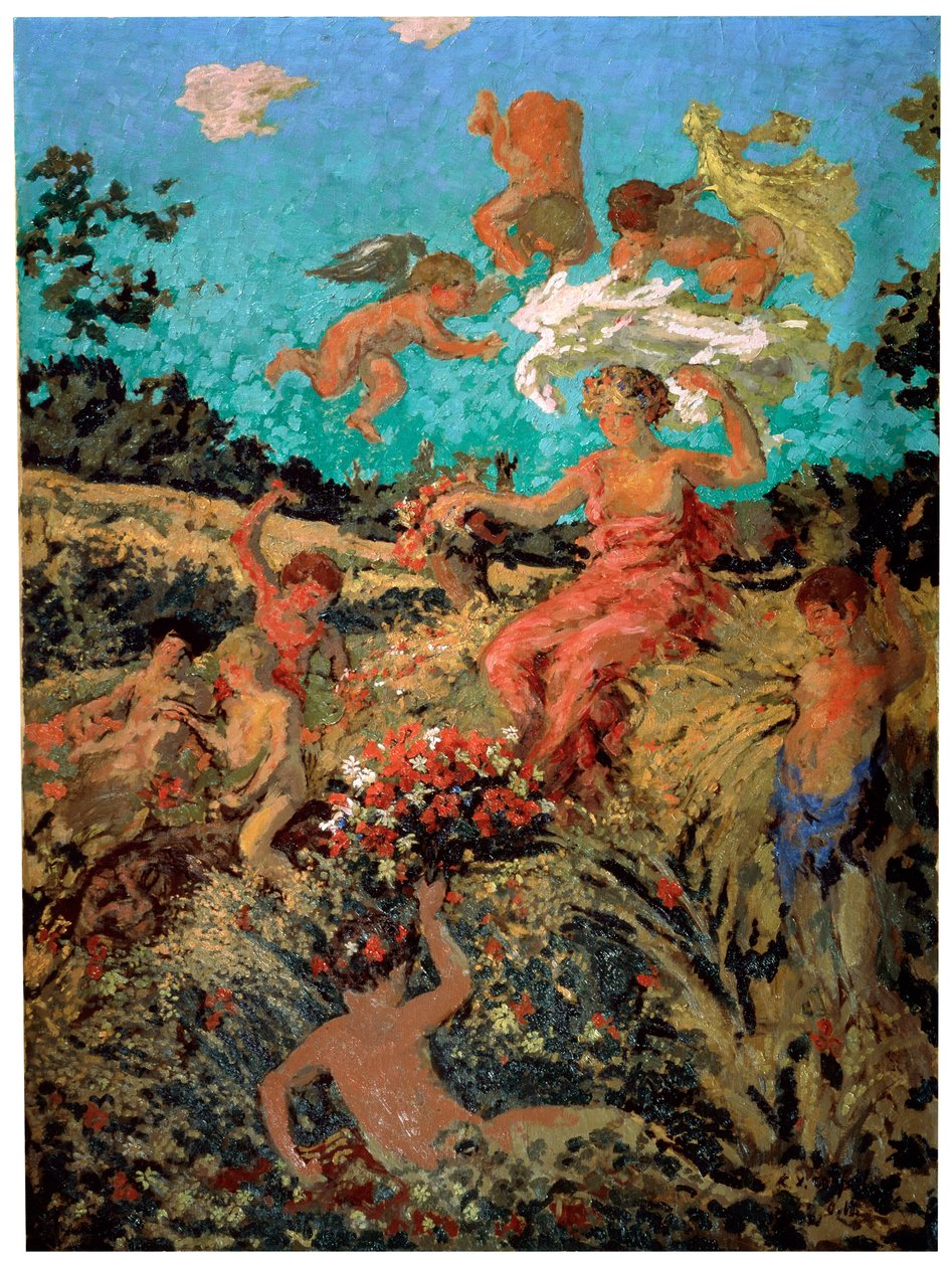 Ülke Kutlaması. Yaz, c1911-c1913 by Ker Xavier Roussel