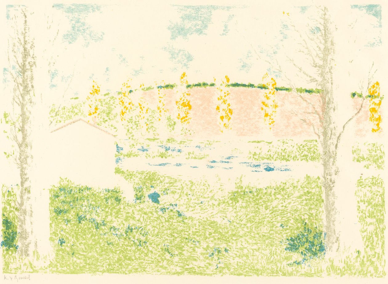 Bir Ev ile Peyzaj by Ker Xavier Roussel
