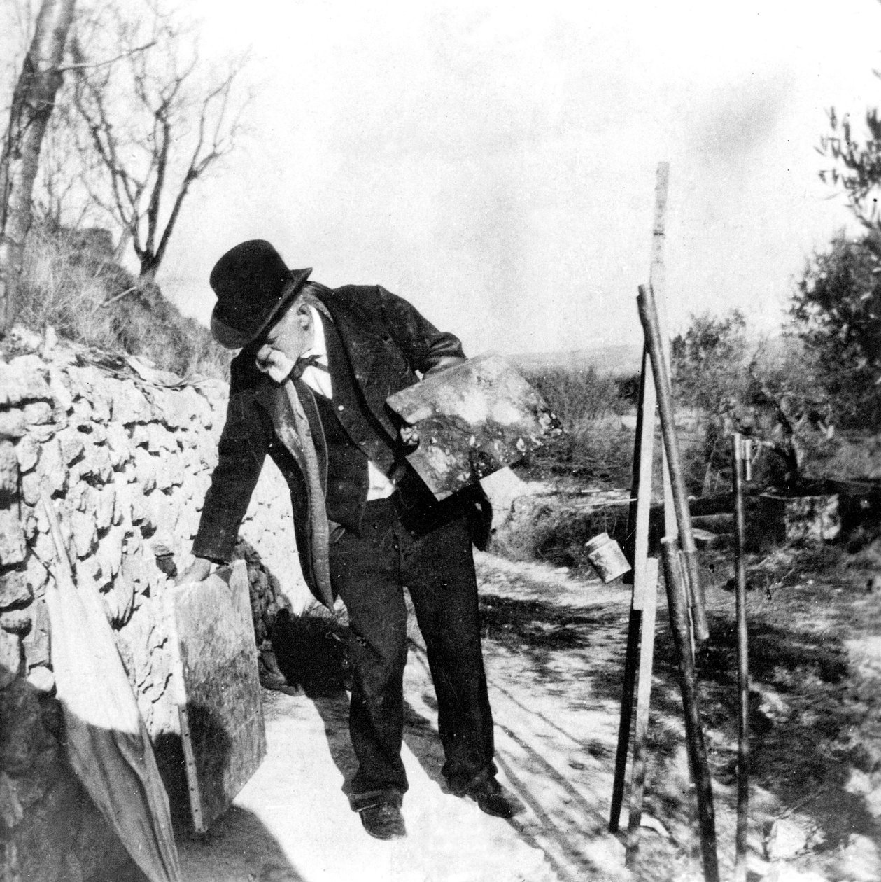 Aix-en-Provence'ta Paul Cezanne tablosu by Ker Xavier Roussel
