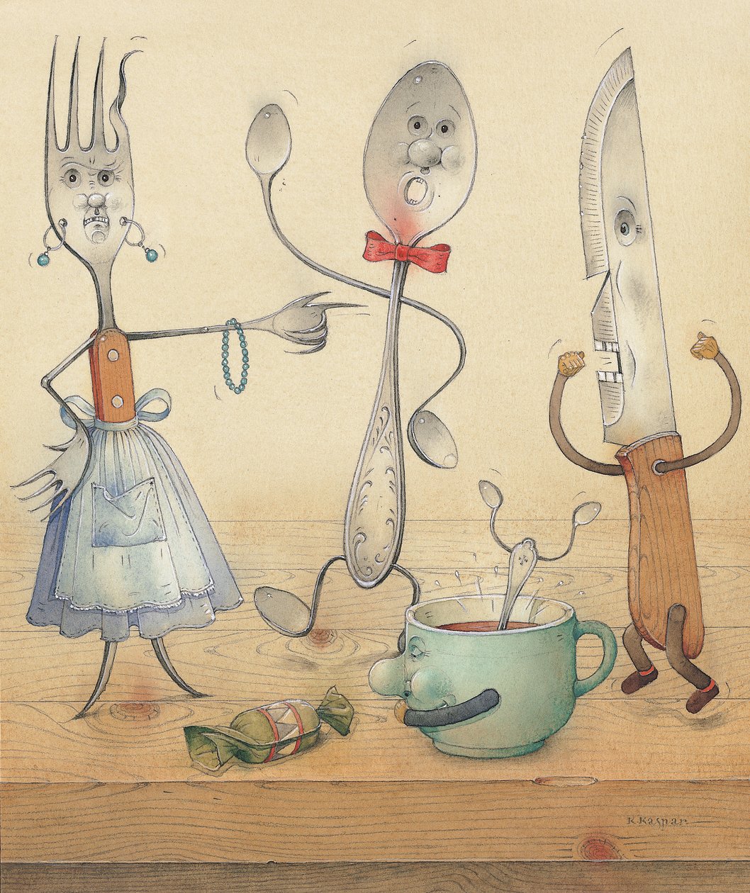 Argüman, 2003 (kağıt üzerinde wc) by Kestutis Kasparavicius