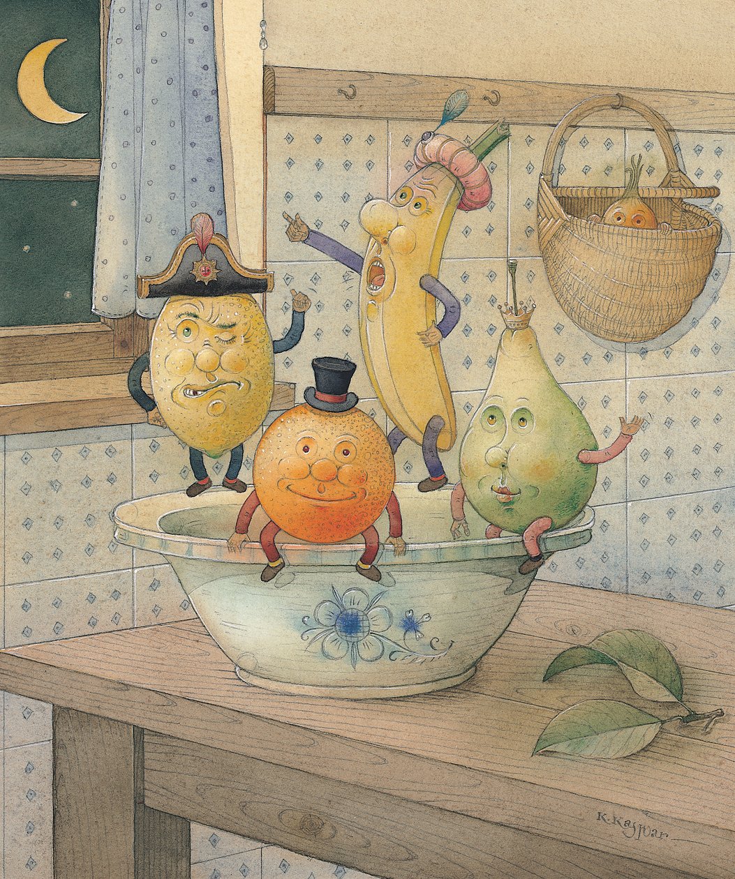 Meyveler, 2003 (kağıt üzerinde wc) by Kestutis Kasparavicius