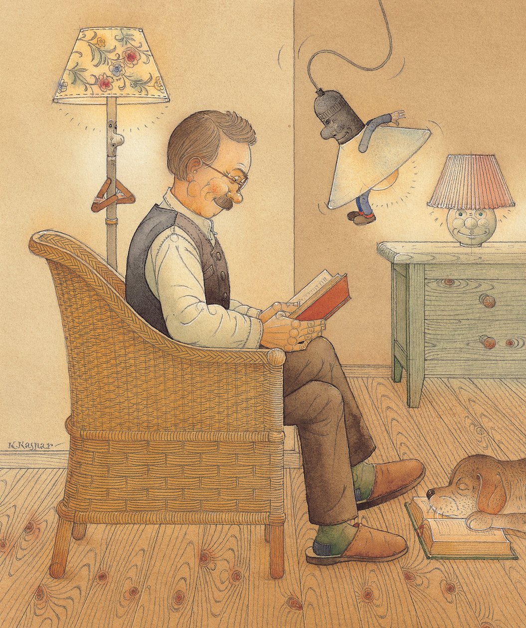 Lamba, 2005 (kağıt üzerinde wc) by Kestutis Kasparavicius