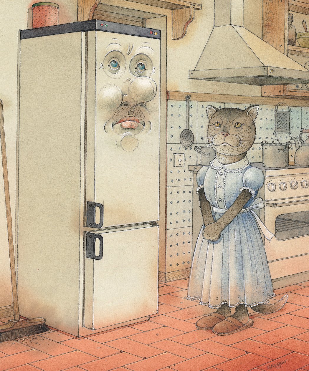 Aşk Hikayesi, 2003 (kağıt üzerinde wc) by Kestutis Kasparavicius