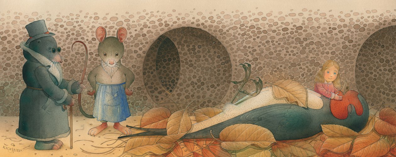 Thumbelina 03, 2005 (kağıt üzerinde wc) by Kestutis Kasparavicius