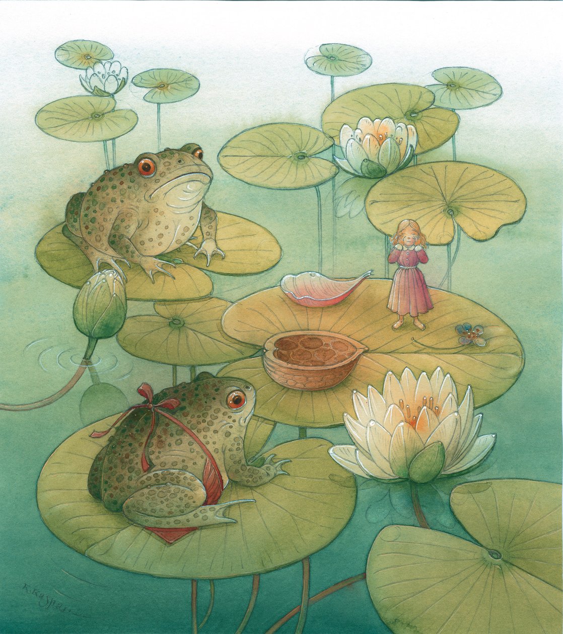 Thumbelina 07, 2005 (kağıt üzerinde wc) by Kestutis Kasparavicius