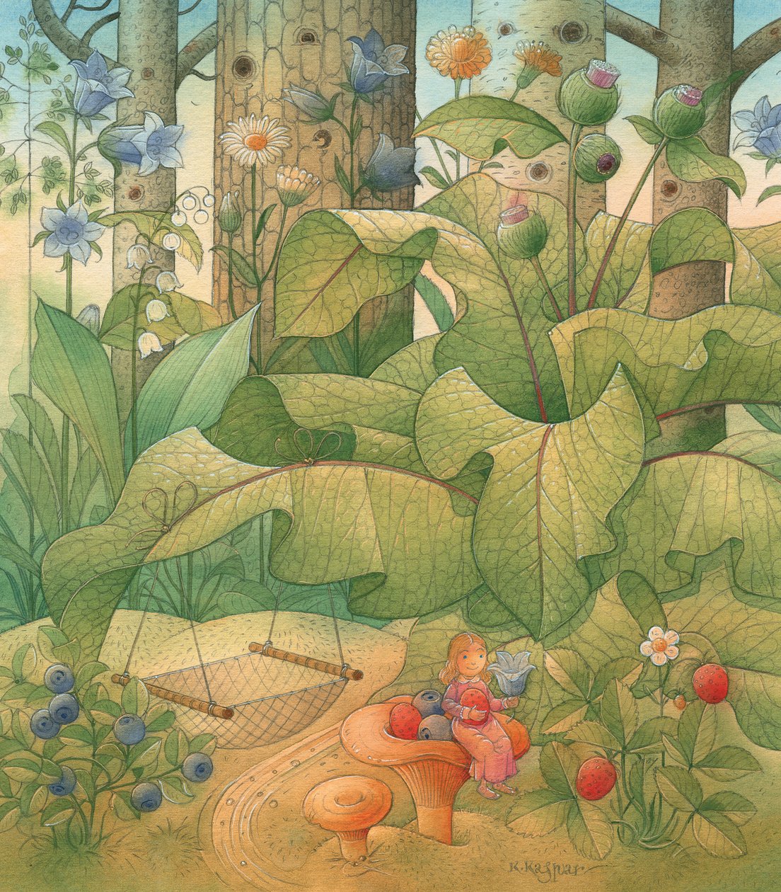 Thumbelina 09, 2005 (kağıt üzerinde wc) by Kestutis Kasparavicius