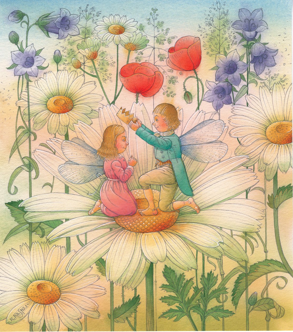 Thumbelina 15, 2005 (kağıt üzerinde wc) by Kestutis Kasparavicius