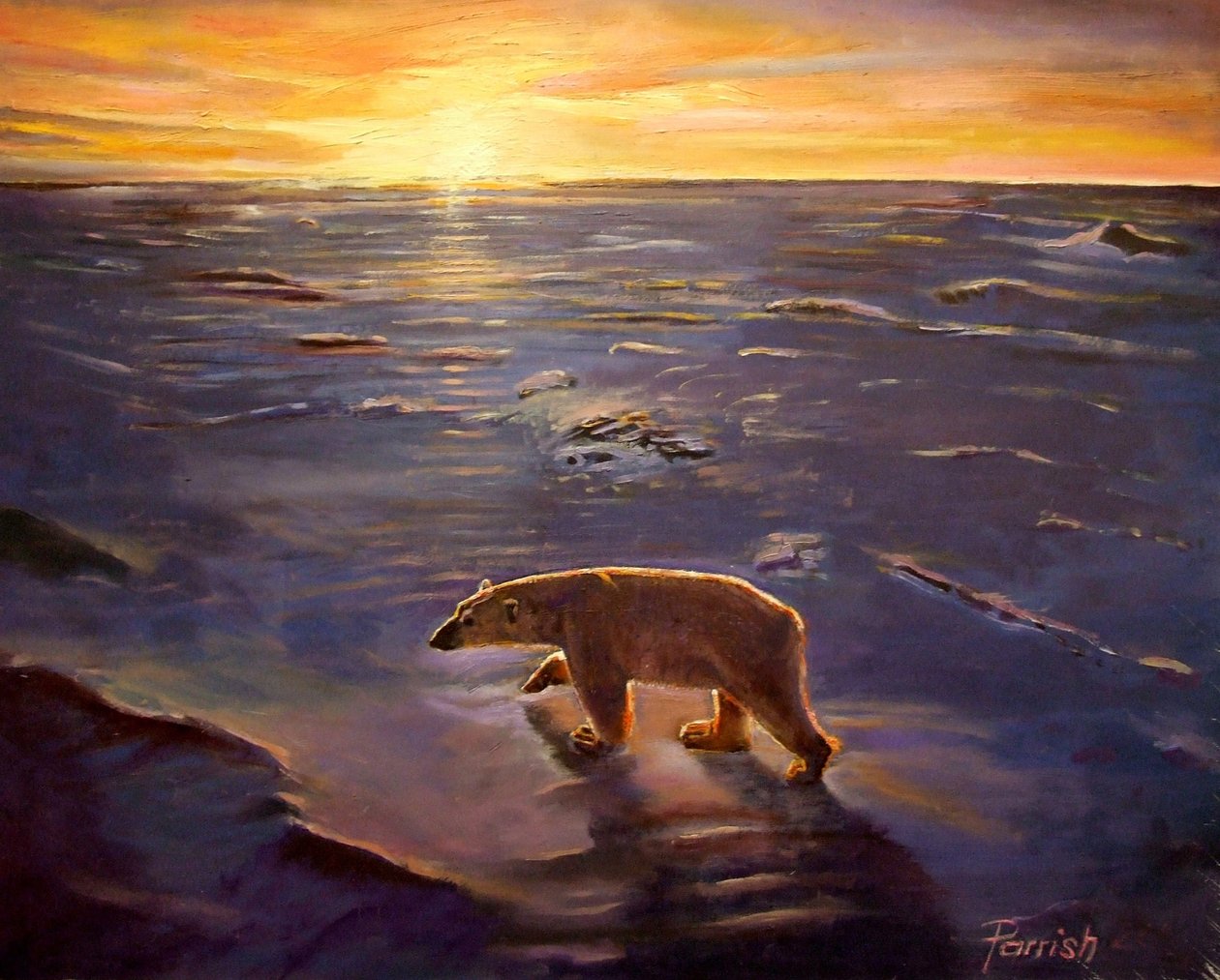 Vahşi Doğada, 2008 by Kevin Guild of Railway Artist Parrish