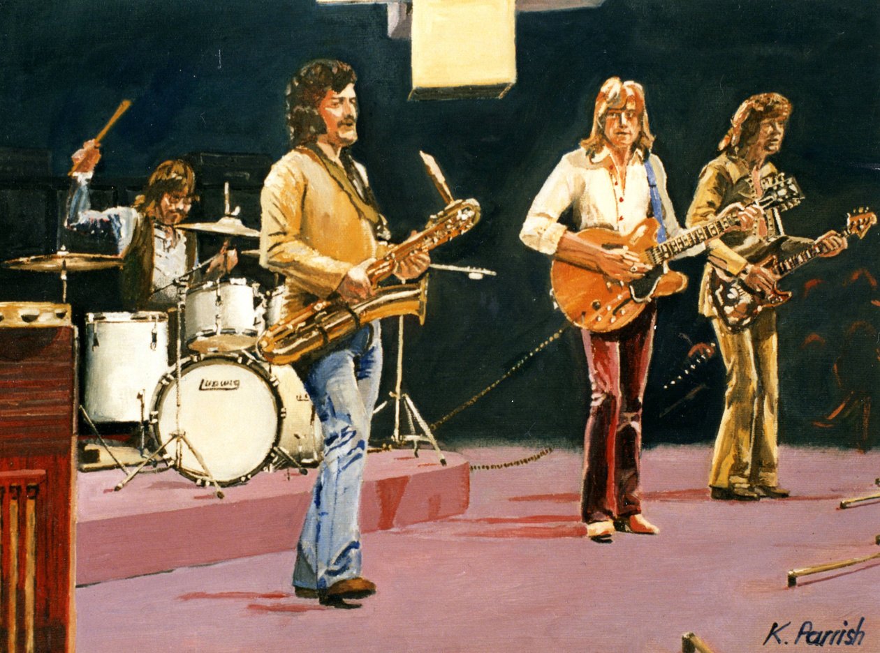 Konserde Moodies 1973 (Moody Blues) by Kevin Parrish