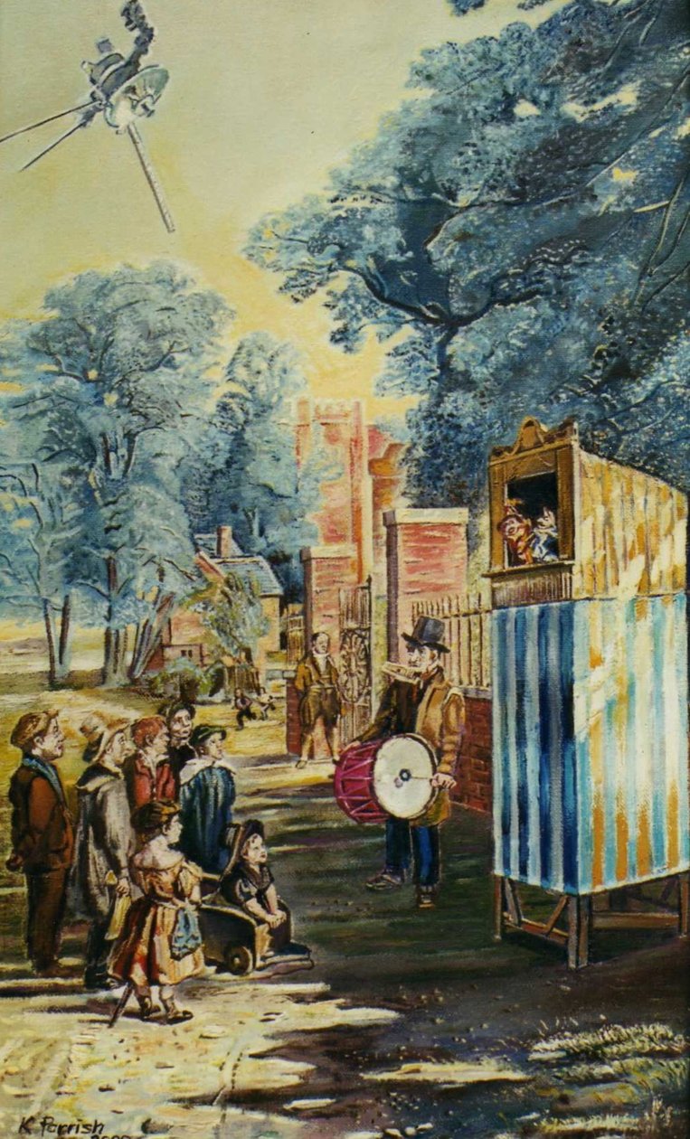 Gösteri (Punch And Judy) (resim) by Kevin Parrish