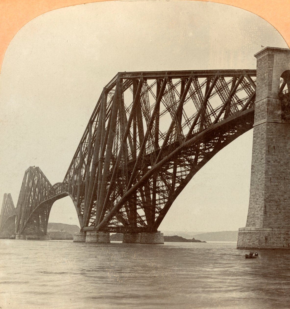 Forth Köprüsü, İskoçya, 1897. by Keystone View Company