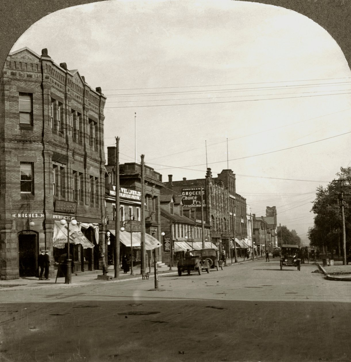 Grafton Caddesi, Charlottetown, Prince Edward Adası, Kanada, 20. yüzyılın başlarında. by Keystone View Company