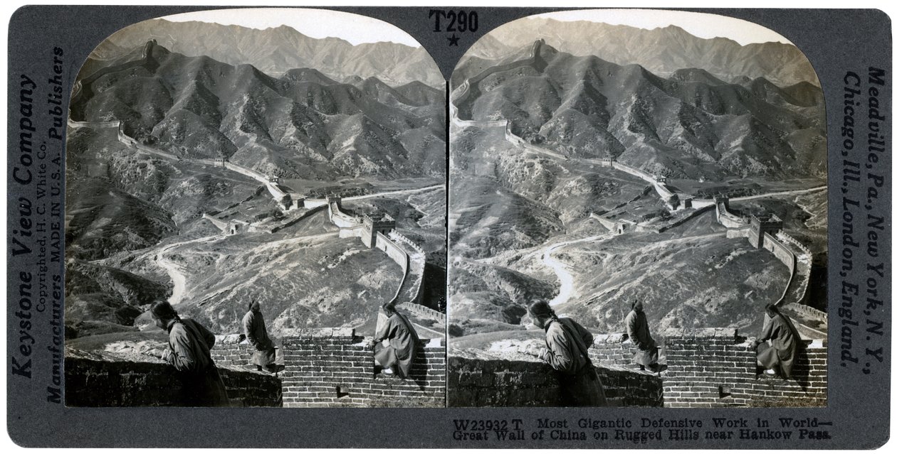 Çin Seddi, Hankow Geçidi yakınında, Çin, c1900