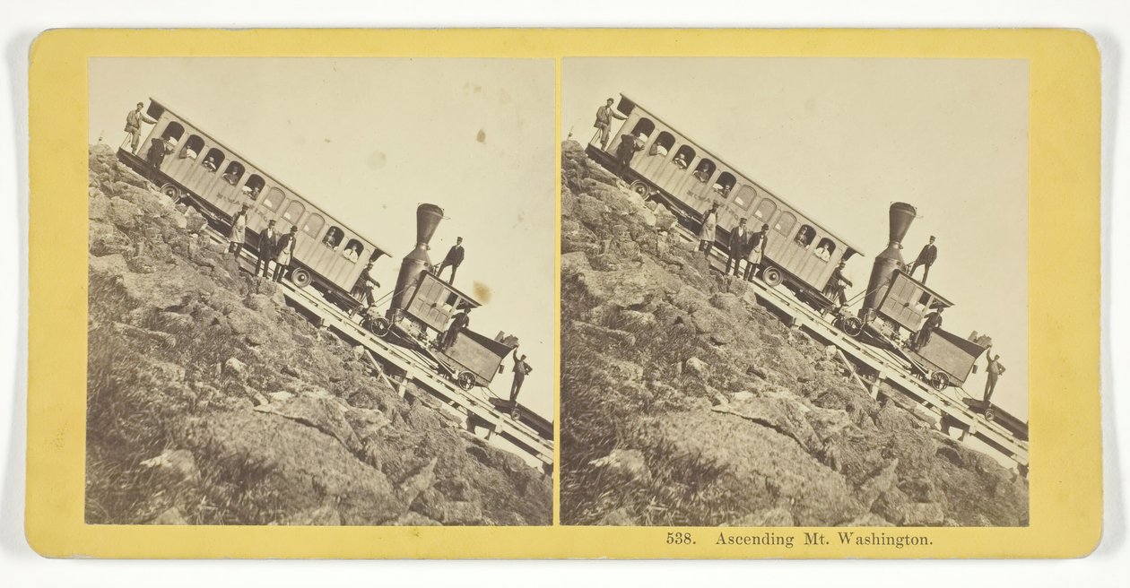 Ascending Mt. Washington, 185575. Yaratıcılar: Kilburn Brothers, BW Kilburn. by Kilburn Brothers, BW Kilburn