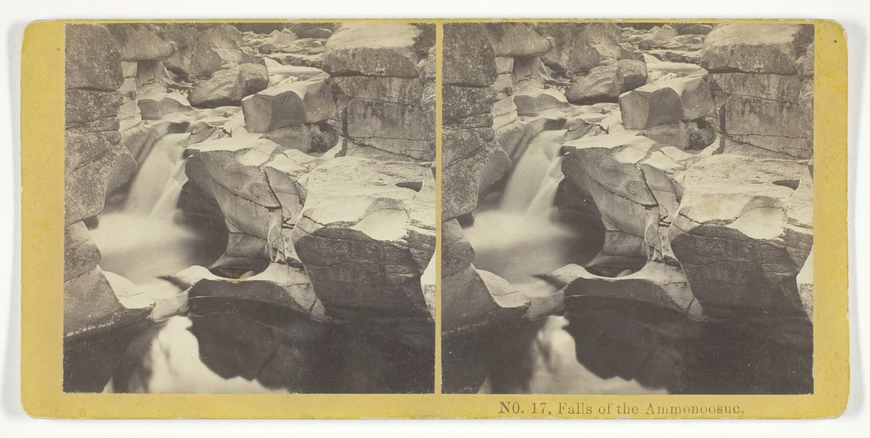 Falls of the Ammonoosuc, 185575. Yaratıcılar: Kilburn Brothers, BW Kilburn. by Kilburn Brothers, BW Kilburn