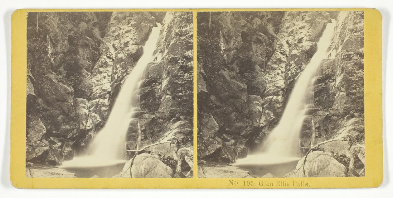 Glen Ellis Falls, 185575. Yaratıcılar: Kilburn Brothers, BW Kilburn. by Kilburn Brothers, BW Kilburn