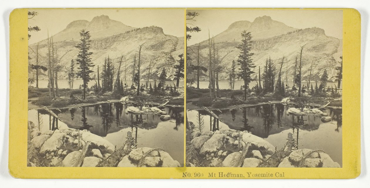 Mt. Hoffman, Yosemite, Cal., 185575. Yaratıcılar: Kilburn Brothers, BW Kilburn. by Kilburn Brothers, BW Kilburn