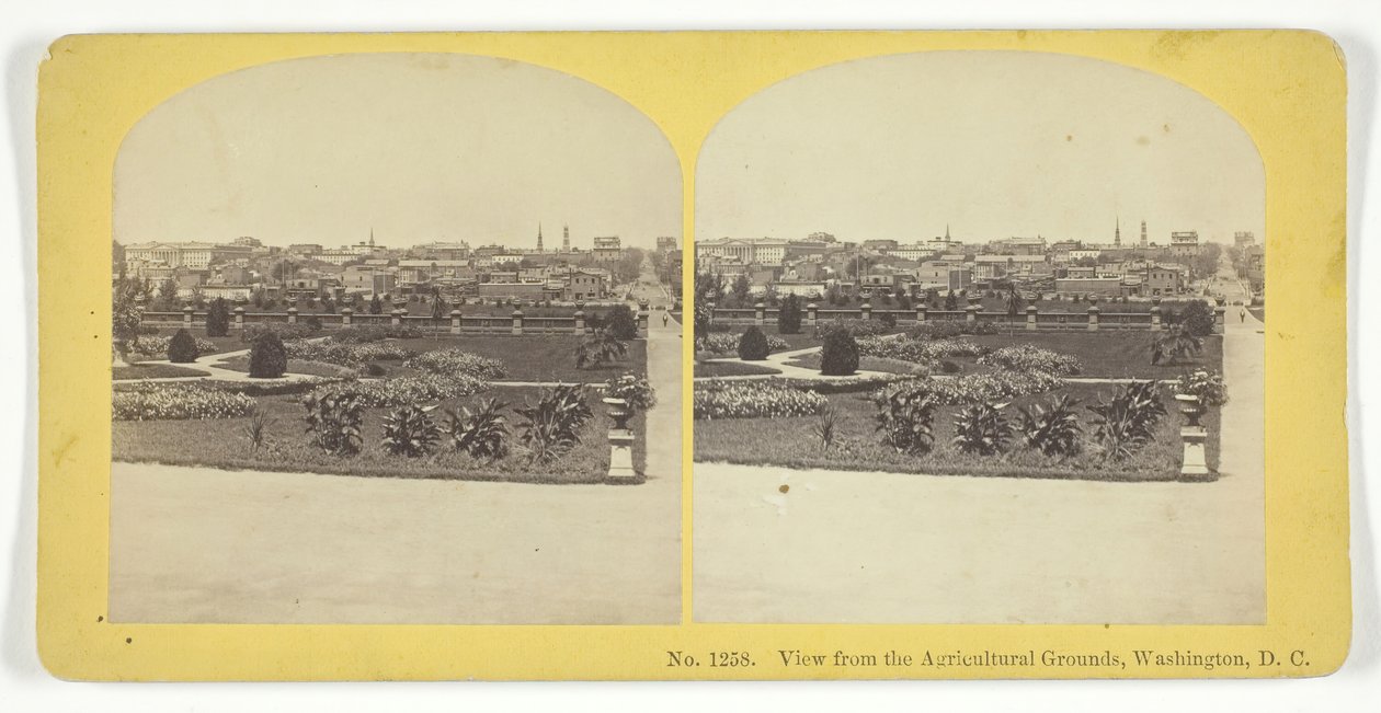 Tarım Alanlarından Görünüm, Washington, D.C., 185575. Yaratıcılar: Kilburn Brothers, BW Kilburn. by Kilburn Brothers, BW Kilburn
