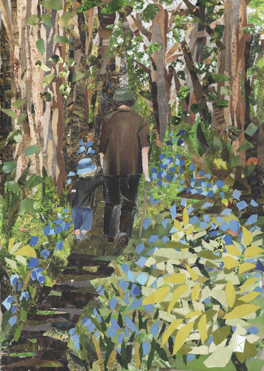 Bluebells arasında by Kirstie Adamson