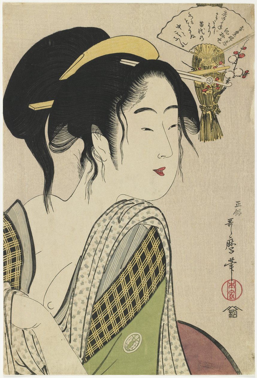 Bir Çiftçinin Karısına Aşk, 1795-1796 by Kitagawa Utamaro