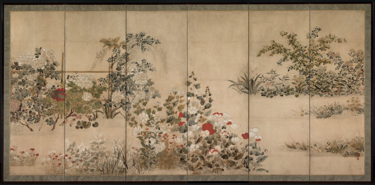 Çiçekler ve Otlar by Kitagawa Sosetsu
