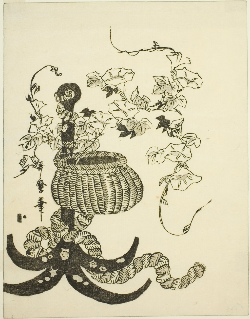 Sabah Zaferleri Aranjmanı (Asagao) by Kitagawa Utamaro