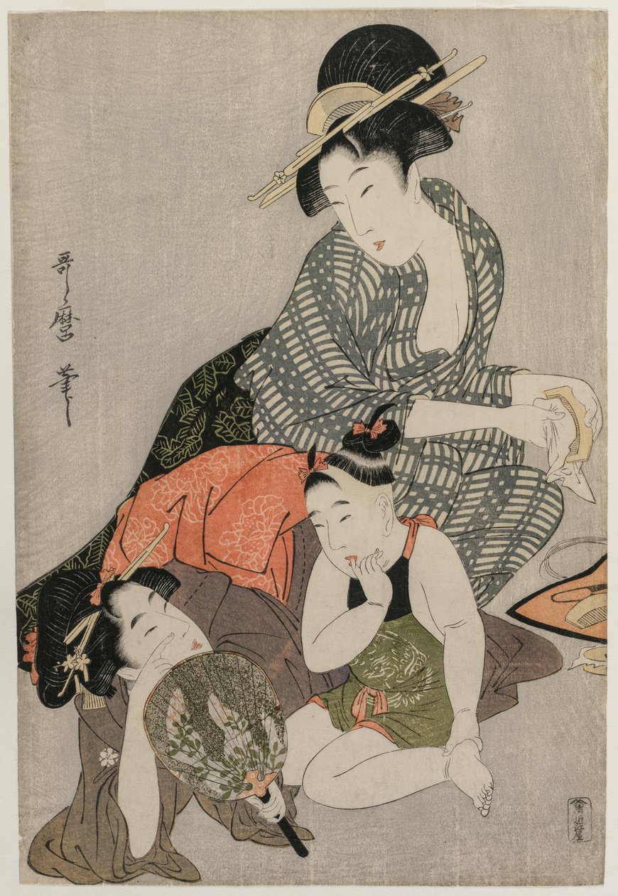 Temizleme Tarakları by Kitagawa Utamaro