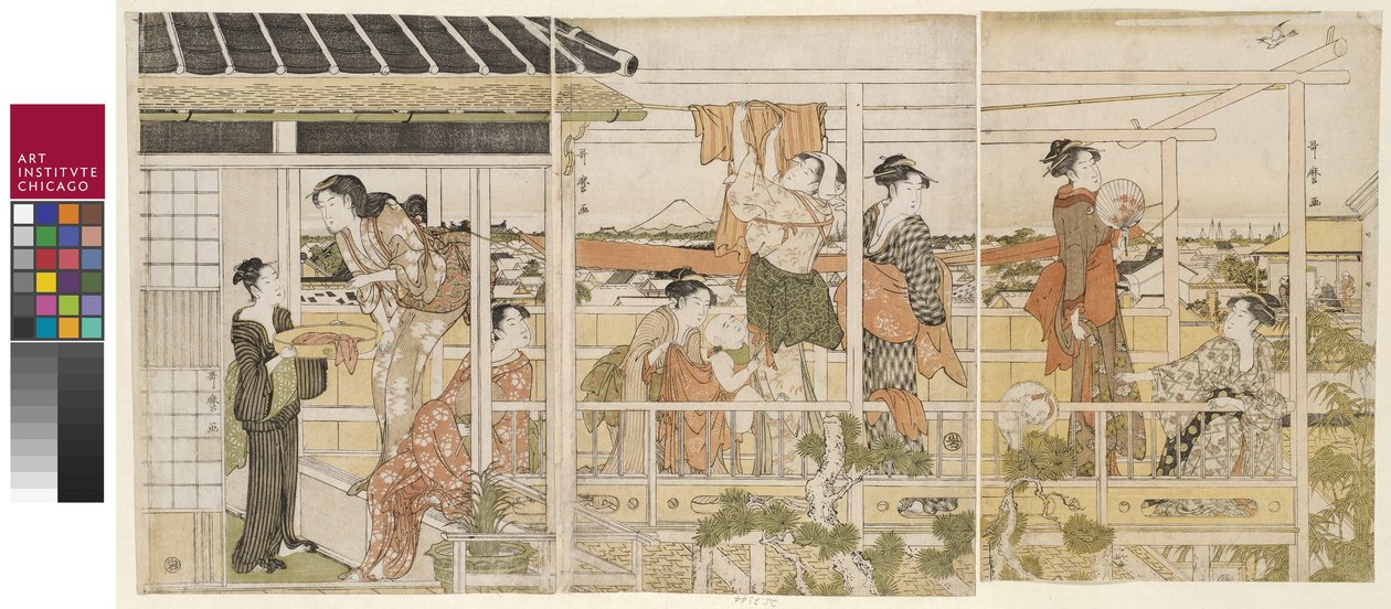 Kurutma Giysileri by Kitagawa Utamaro