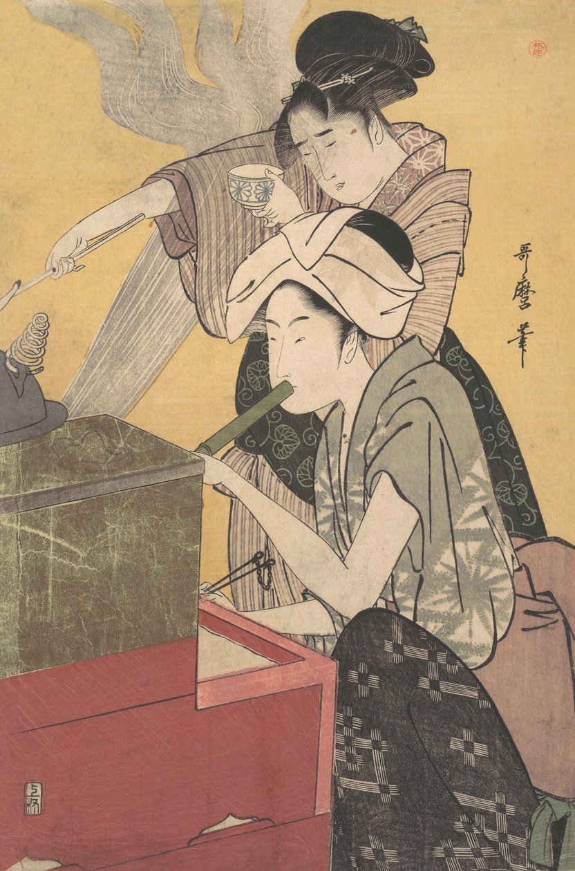 Mutfakta, ca. 1794-95. by Kitagawa Utamaro
