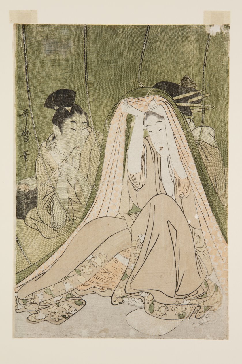 Cibinlik (renkli tahta baskı) by Kitagawa Utamaro