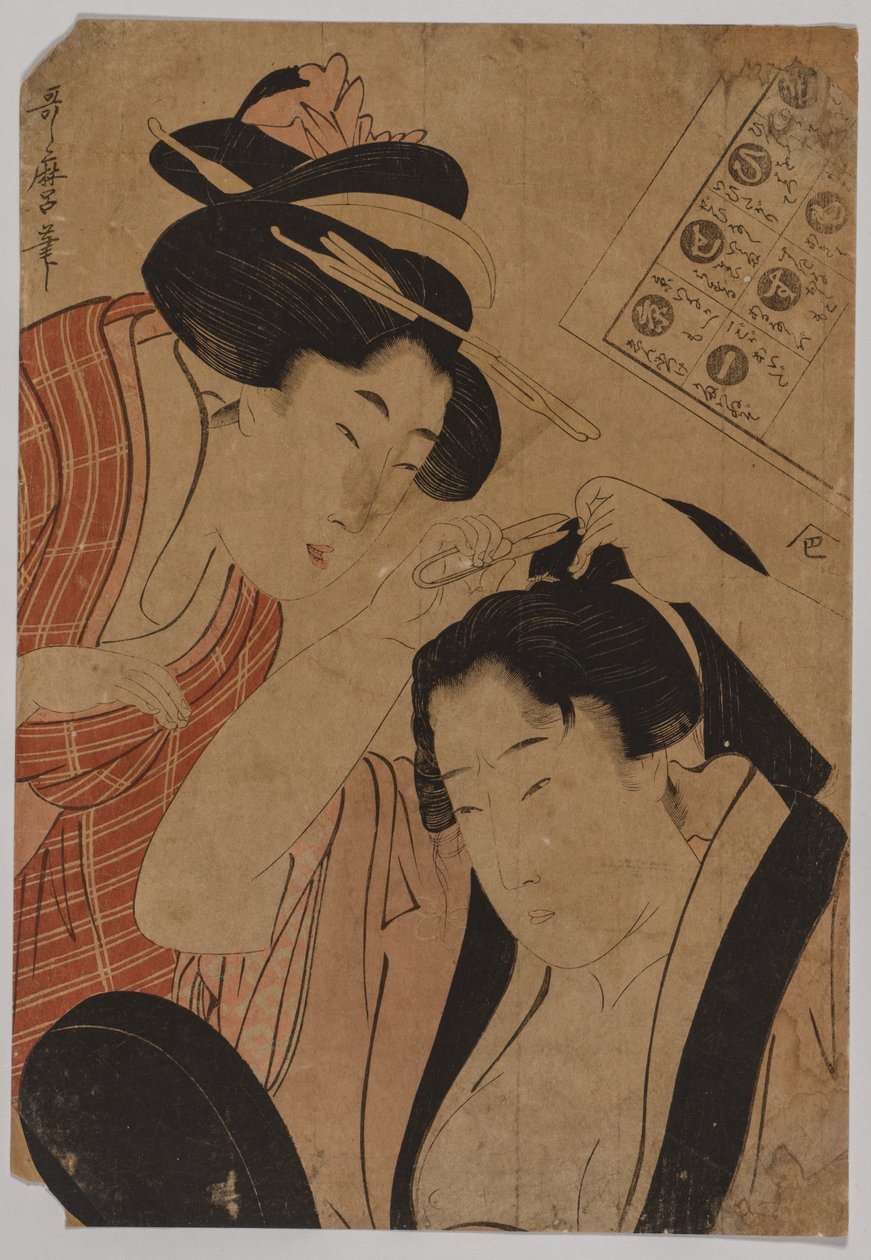 Başlık yok by Kitagawa Utamaro
