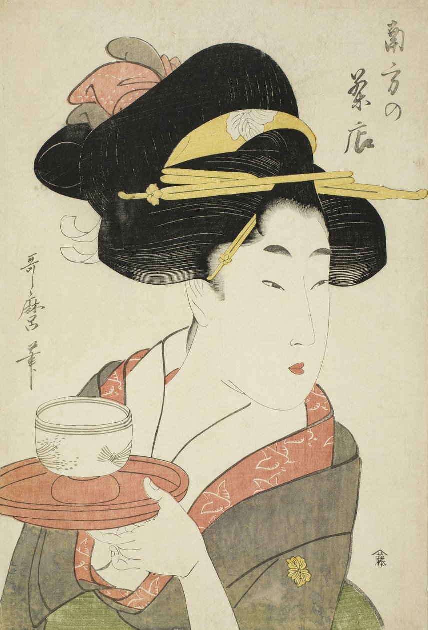 Güney Çayevi by Kitagawa Utamaro