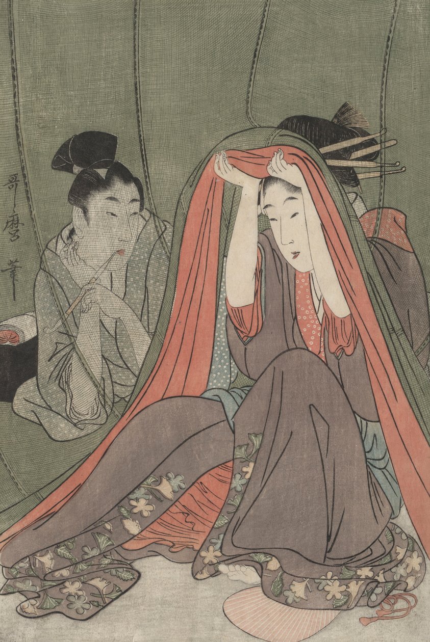 Sivrisinek Ağı by Kitagawa Utamaro