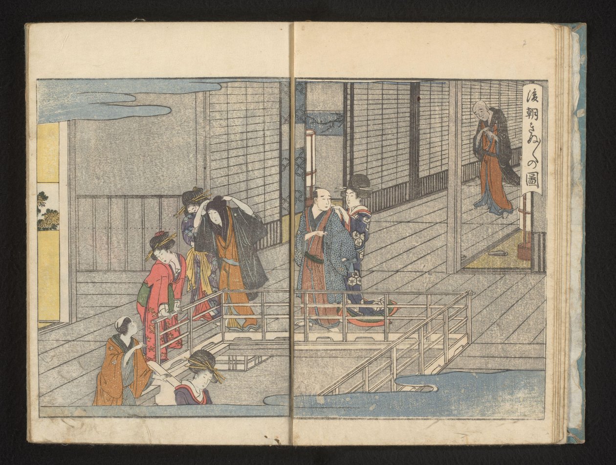 giden misafirler by Kitagawa Utamaro