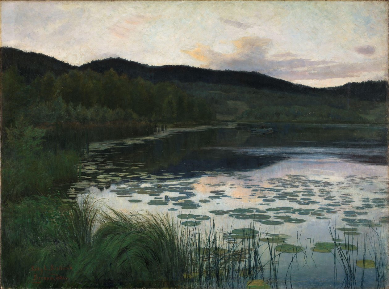 Yaz Gecesi, 1886 by Kitty Lange Kielland