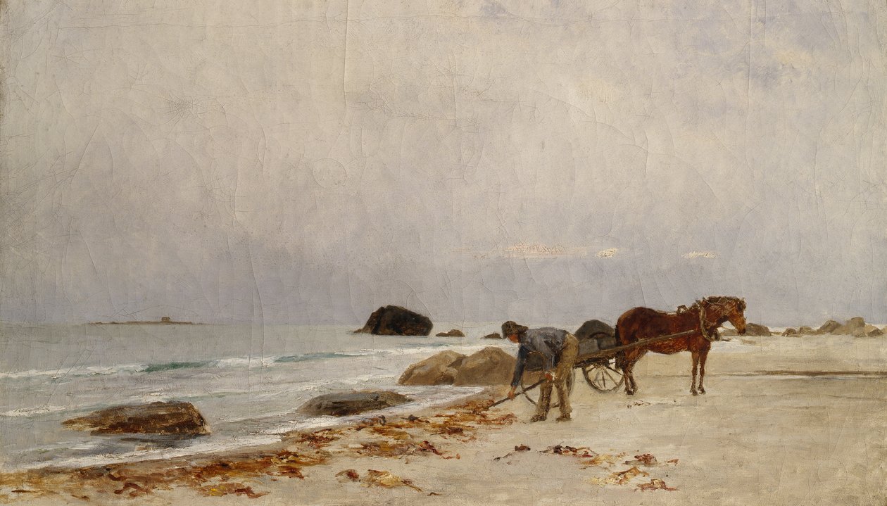 Deniz Otunu Sürmek (resim) by Kitty Lange Kielland