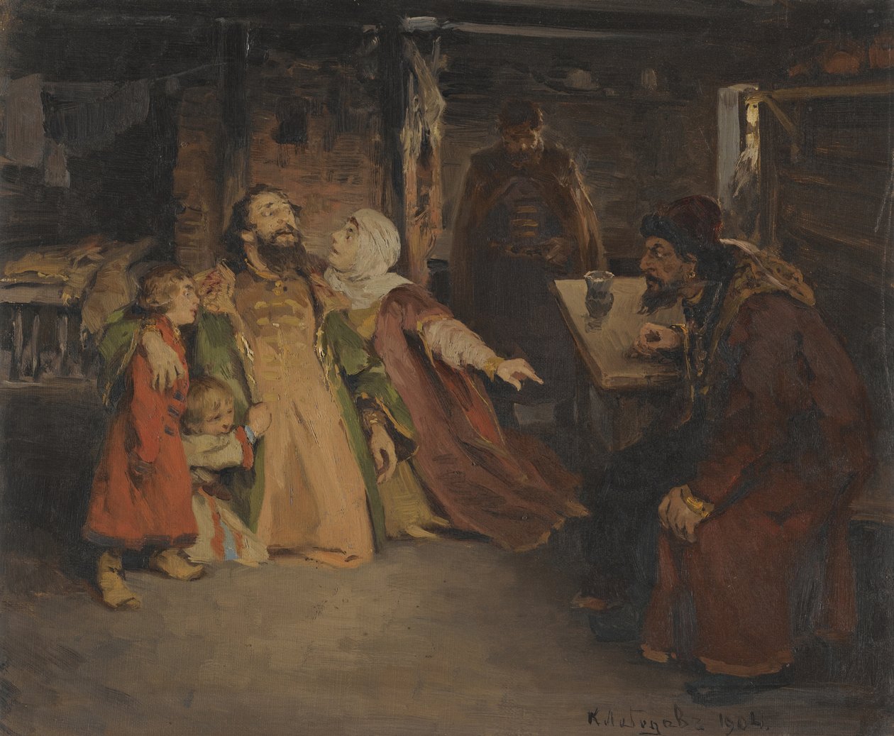 Korkunç İvan by Klavdi Vasilyevich Lebedev