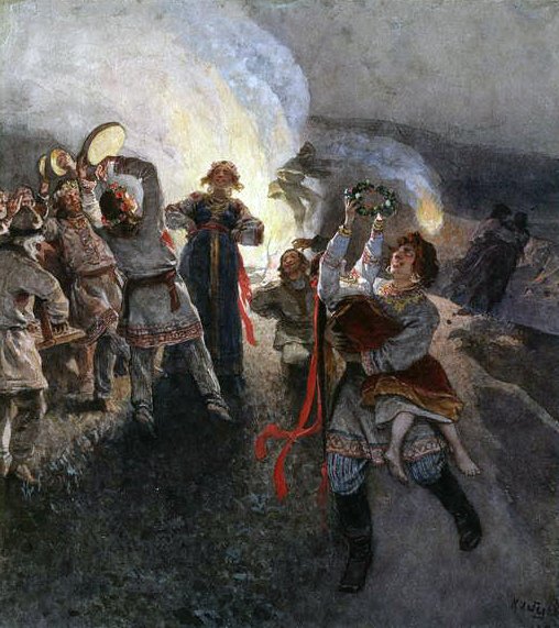 ಮೇ ಡೇ ಆಚರಣೆಗಳು, 1902 (ಕಾಗದದ ಮೇಲೆ wc) turk by Klavdiy Vasilievich Lebedev