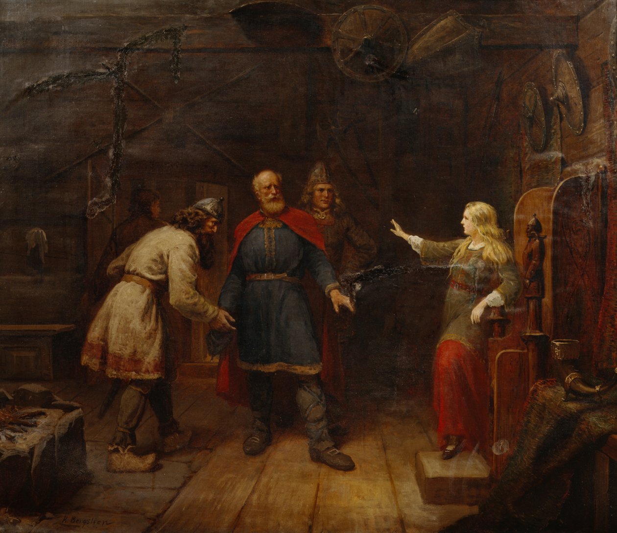Harald ile evlenme teklif by Knud Bergslien