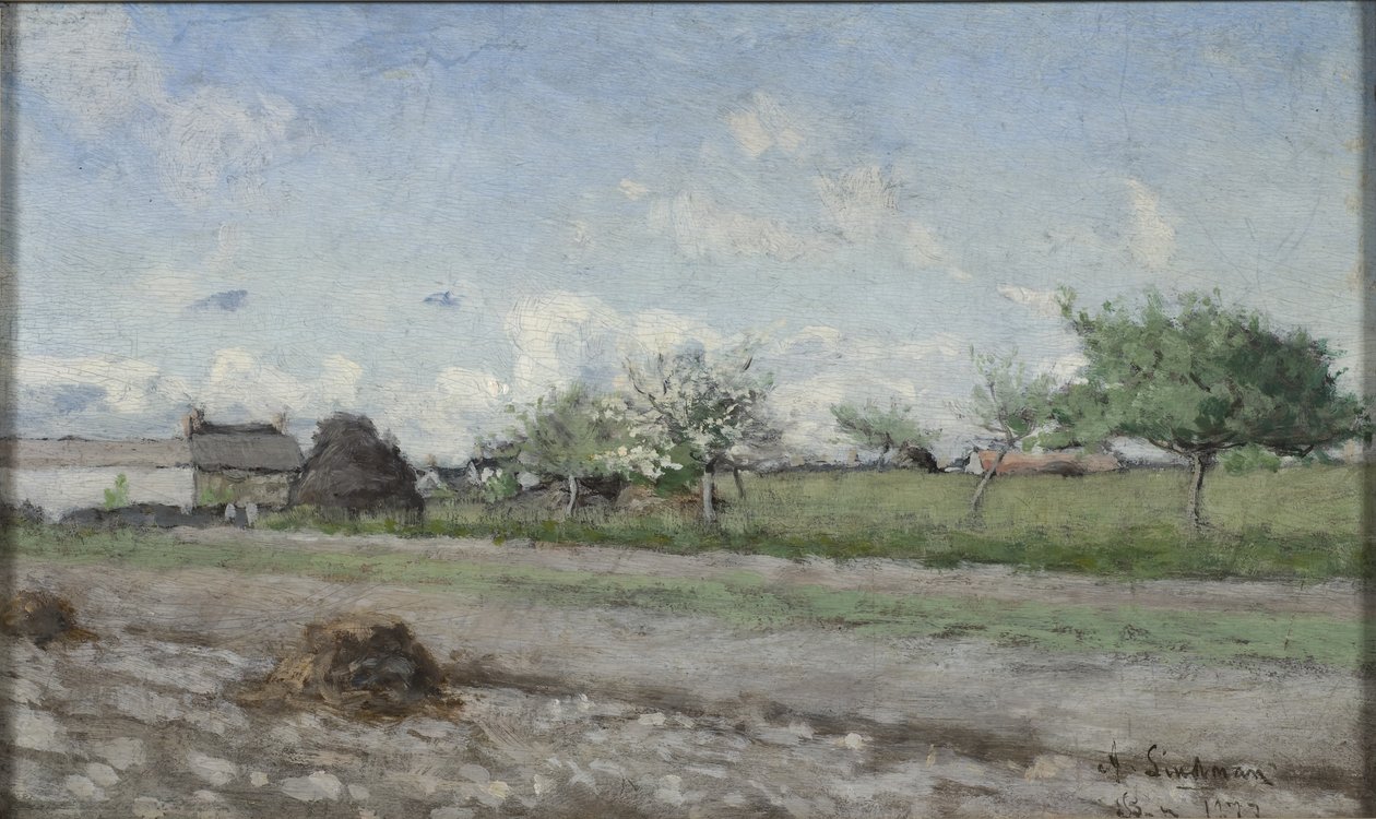 Çiçekli Elma Ağacı, 1877 by Knut Axel Lindman