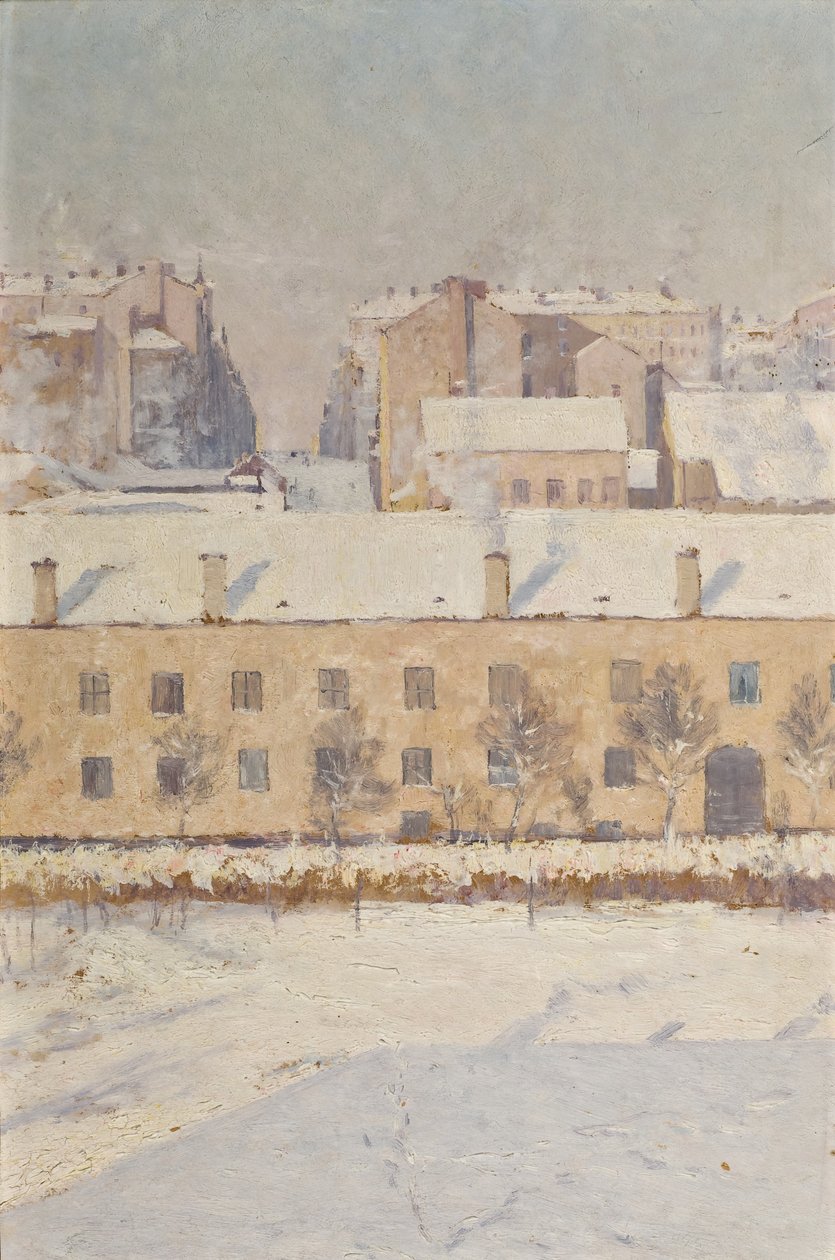 Bir Kış Manzarası. Güney Stockholm