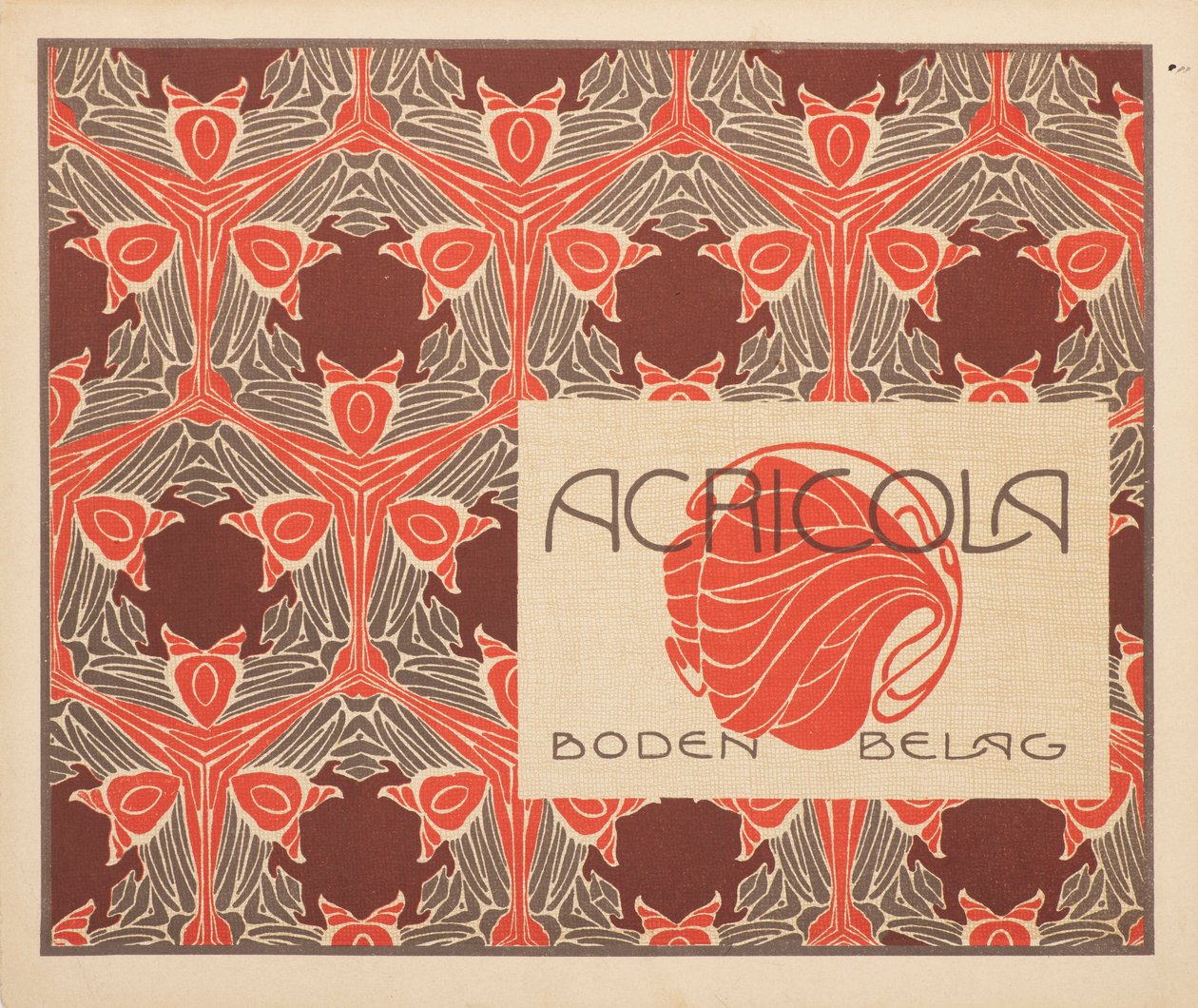 Acricola döşeme, 1901. by Koloman Moser