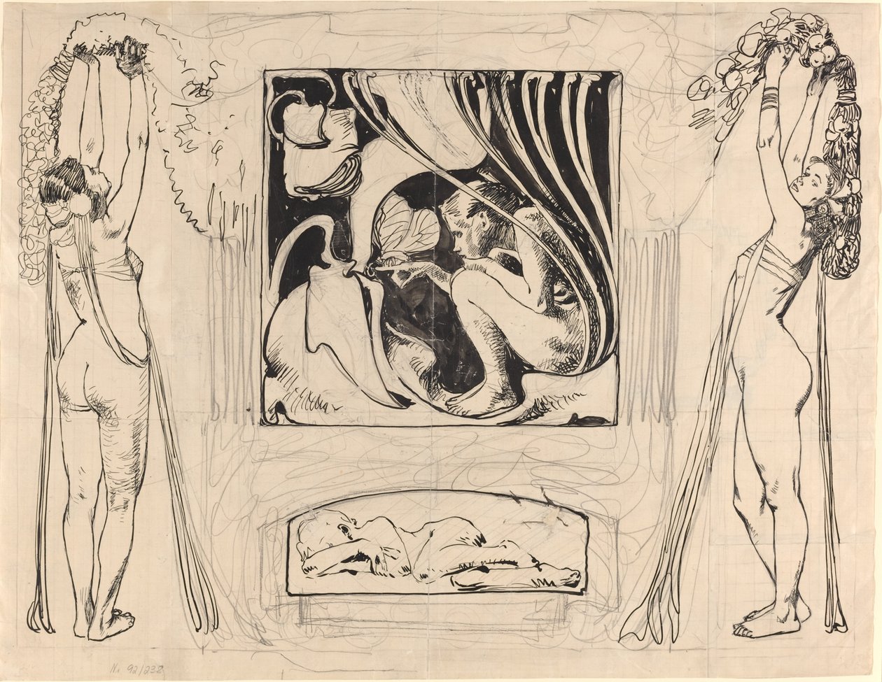 Yaz Alegorisi by Koloman Moser