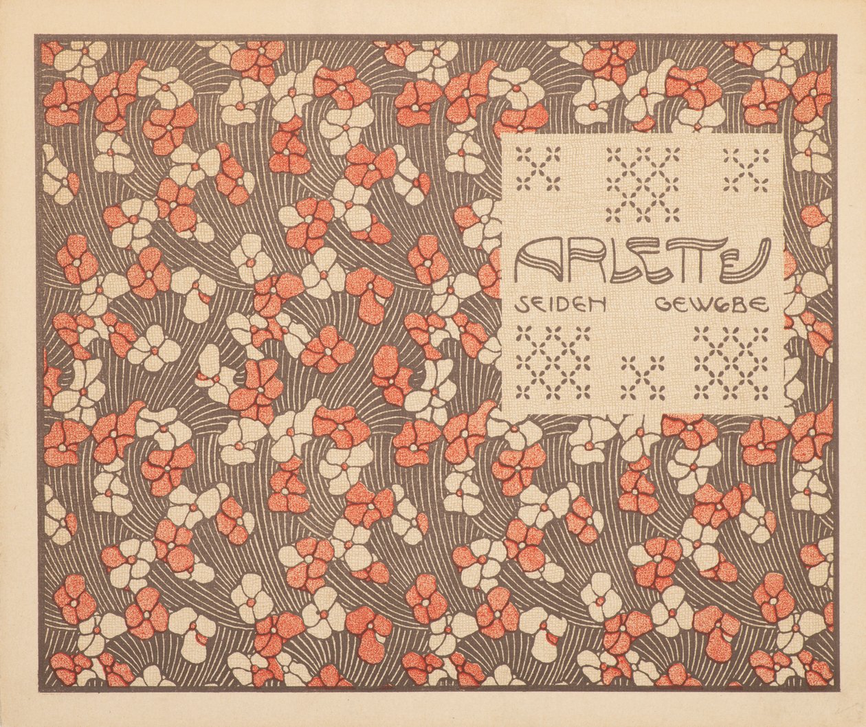 Arlette İpek Kumaş, 1901. by Koloman Moser