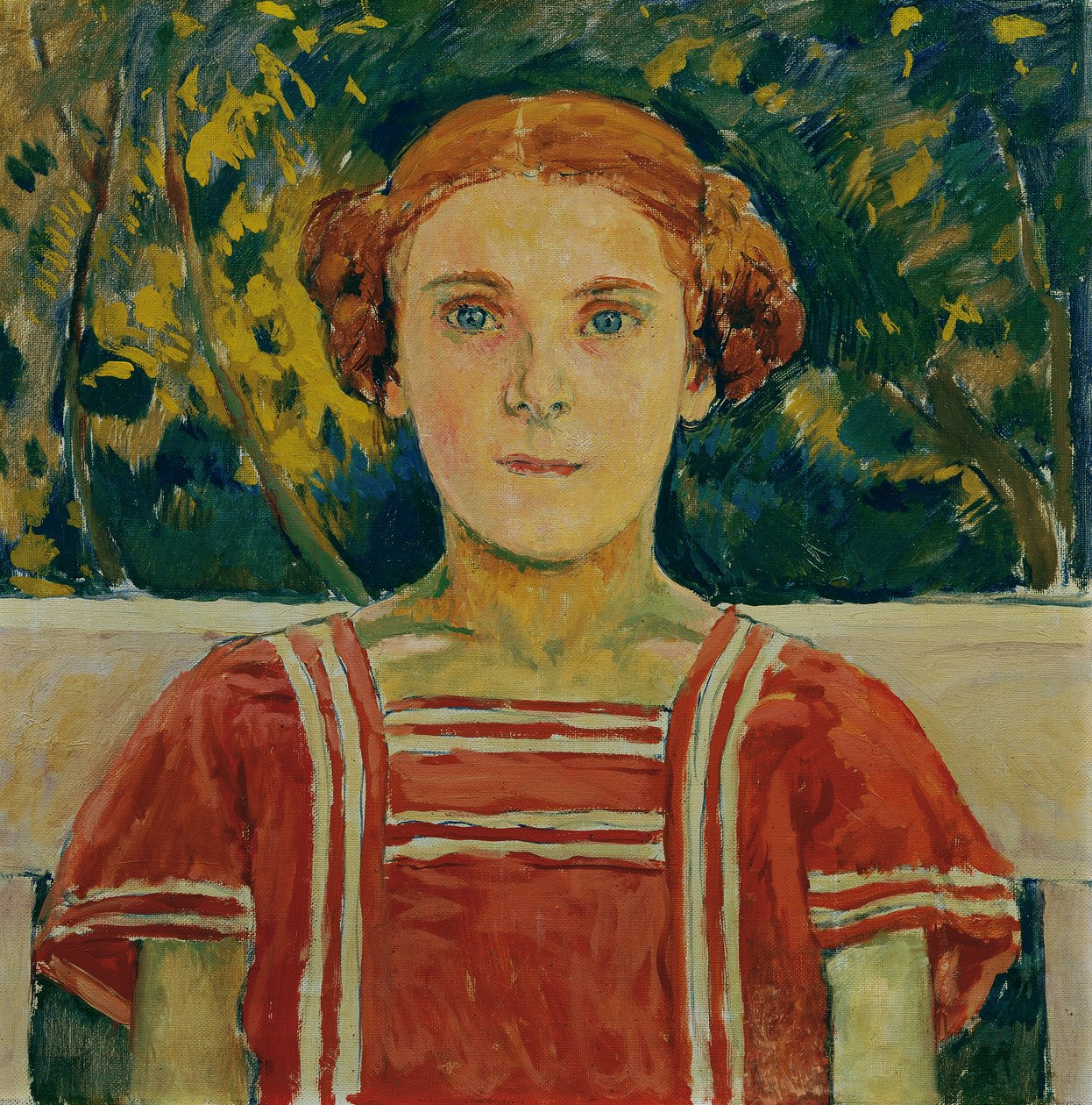 Elisabeth Steindl, sanatçının yeğeni by Koloman Moser
